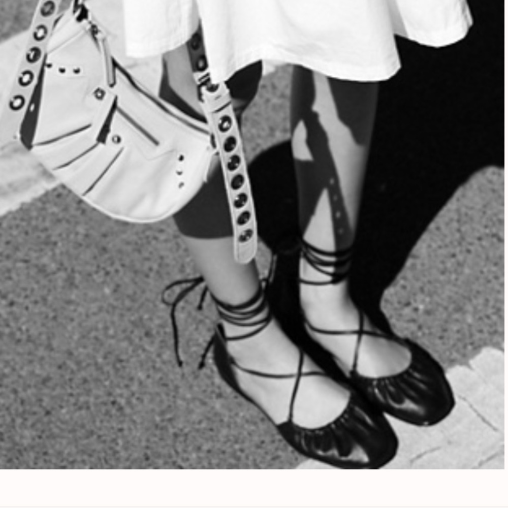 Free People Gia Wrap Flats